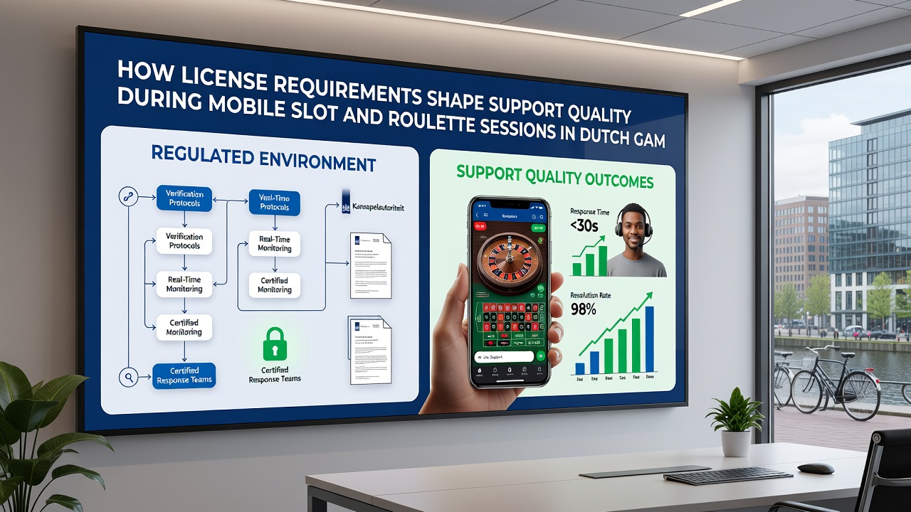 Klantenservice medewerker die een mobiele gaming sessie ondersteunt